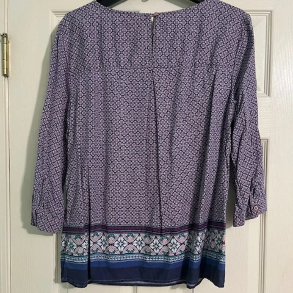 Talbots Spring Tunic Top - Picture 2 of 3